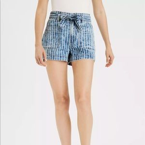 American Eagle Stretch High Waist Mom Shorts